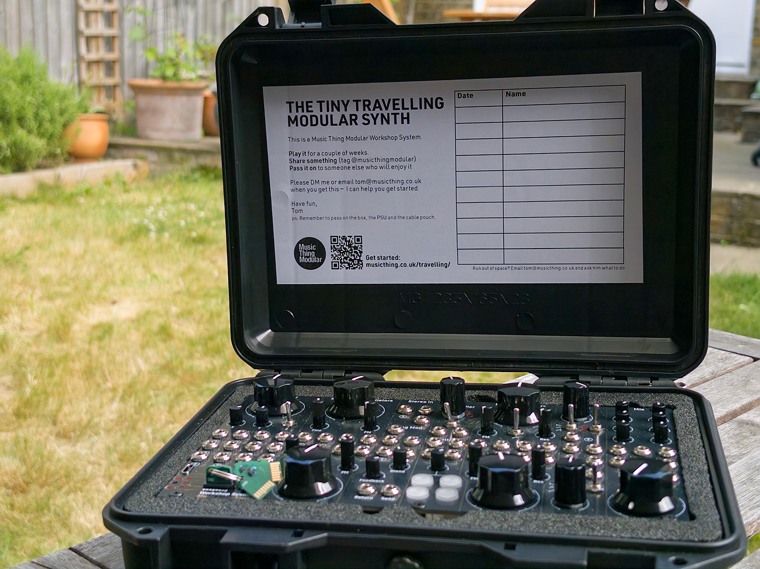 Music Thing Workshop System Travelling Synth