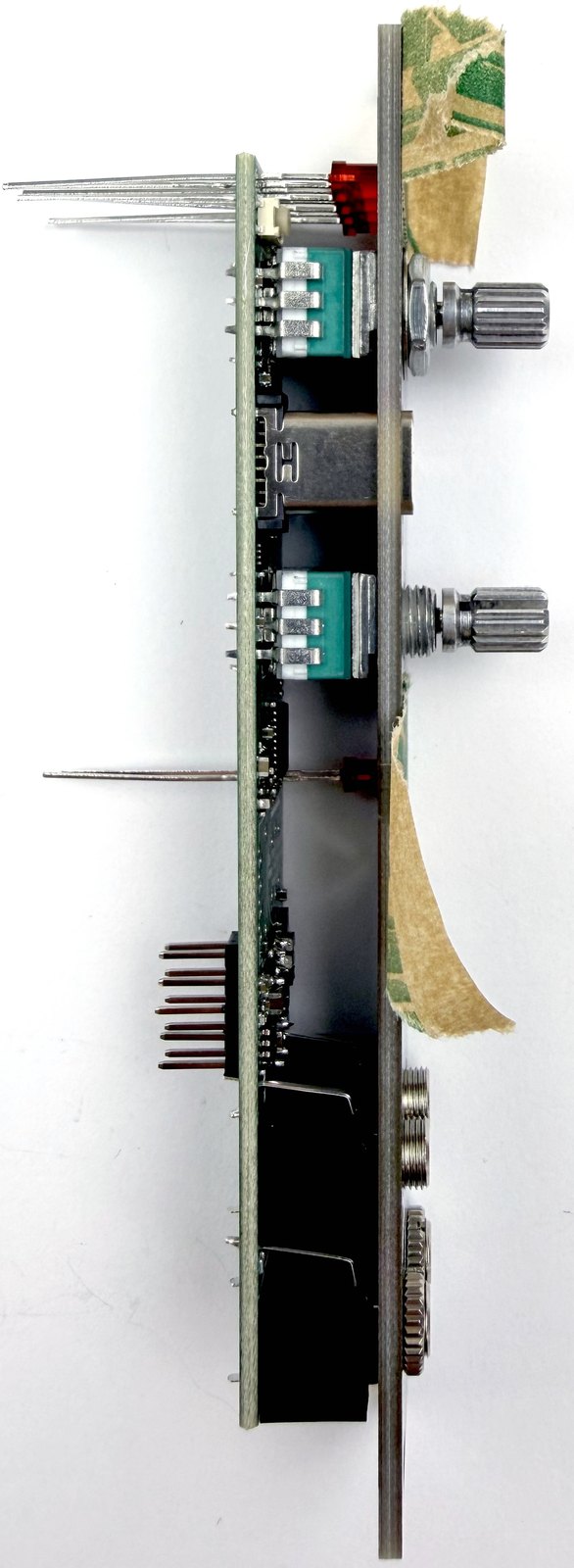 Second side view checking Radio Music panel and PCB alignment