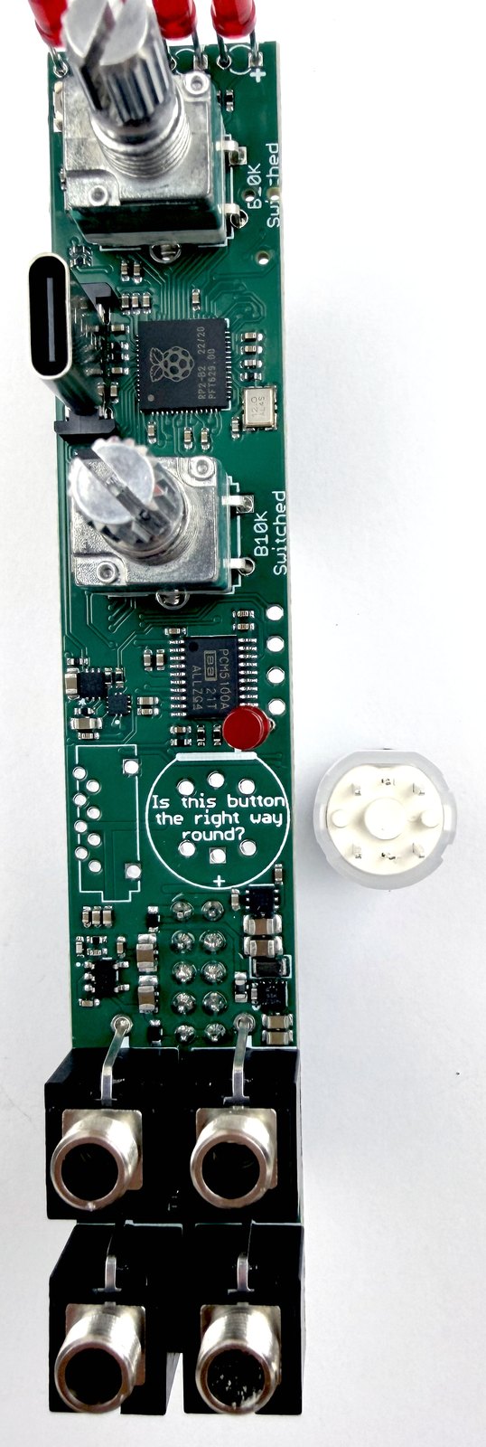 Radio Music pushbutton and SD card holder ready to fit
