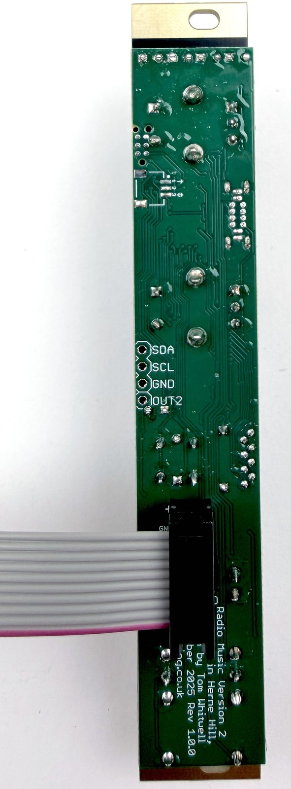 Radio Music power cable connected to the rear power header